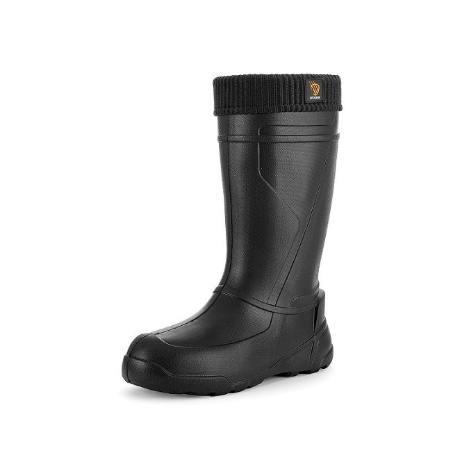 Kalosze męskie wysokie TRACKER BLACK na grzyby, ryby do lasu Roz. 45