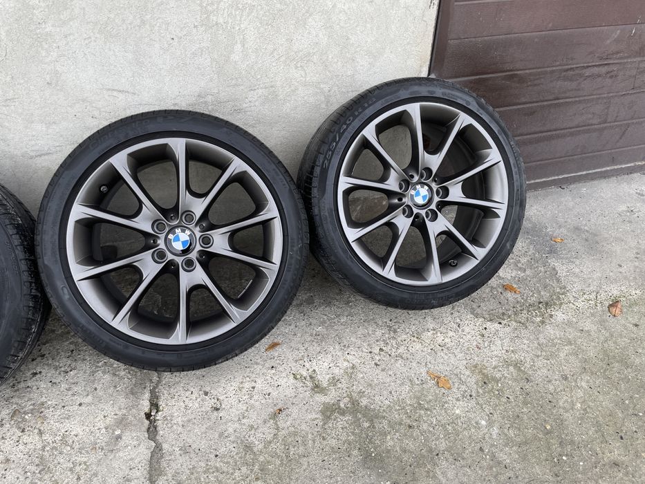 (96)Koła, Felgi 5x120 18” Oryginał BMW f30, Grafit