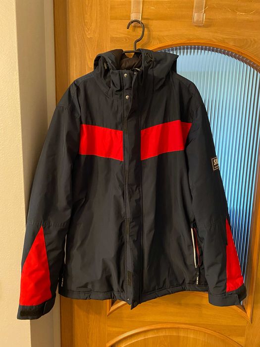 Jack Wills Ski komplet narciarski L kurtka + spodnie granat/czerwony