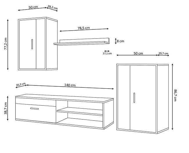 Móveis de salon novos