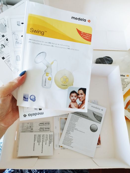 Bomba extratora de leite MEDELA: swing Flex premium