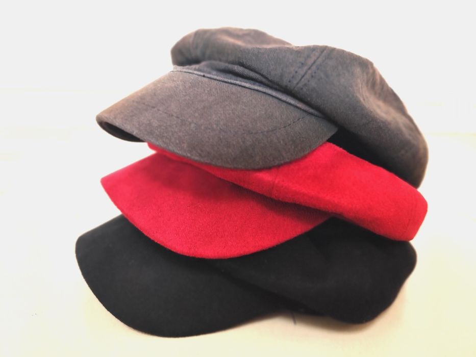 3 Chapéus / Bonés estilo Britânico para Mulher (Adulto)