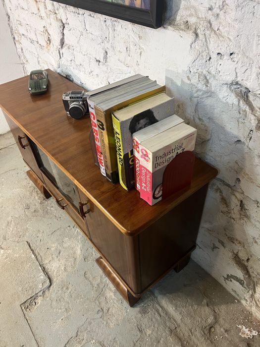 Przepiekna mała komoda szafka Rtv w swietnym stanie prl vintage retro