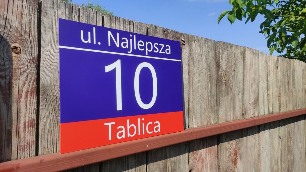 Tablice, tabliczki adresowe