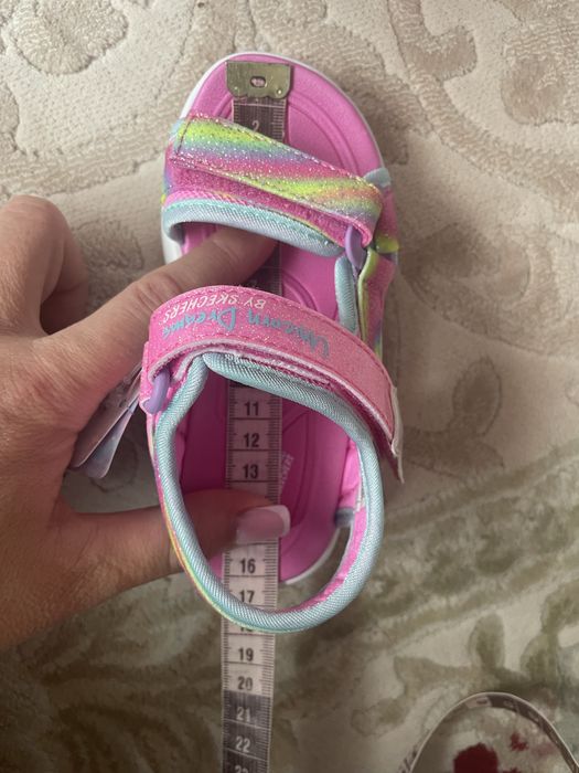 Нові светящиеся босоножки сандали Skechers 25 розмір