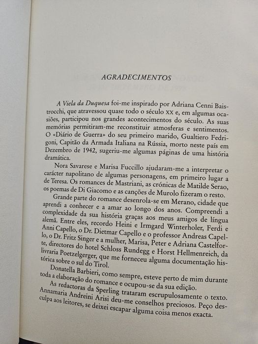 Livro A Viela da Duquesa