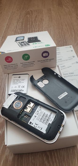 Мобильный Телефон Doro 7080, 2 sim, Wi-Fi