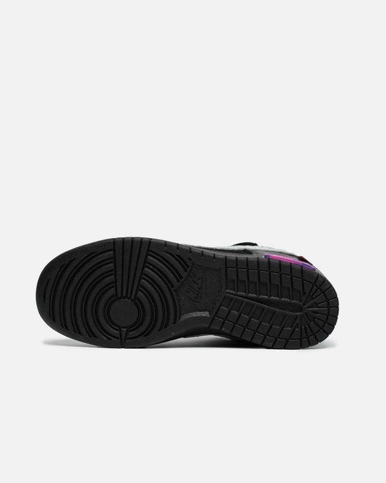 Кросівки Nike SB Dunk x Off-White 50/50 Black Purple premium | Кроссовки Найк жіночі чоловічі