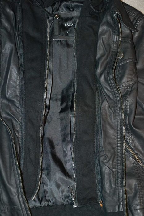 ESCALIER Kurtka Damska M Ramoneska z odpinanym kapturem