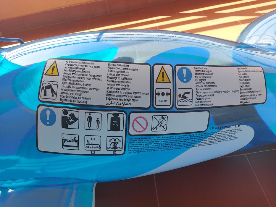 Golfinho insuflável