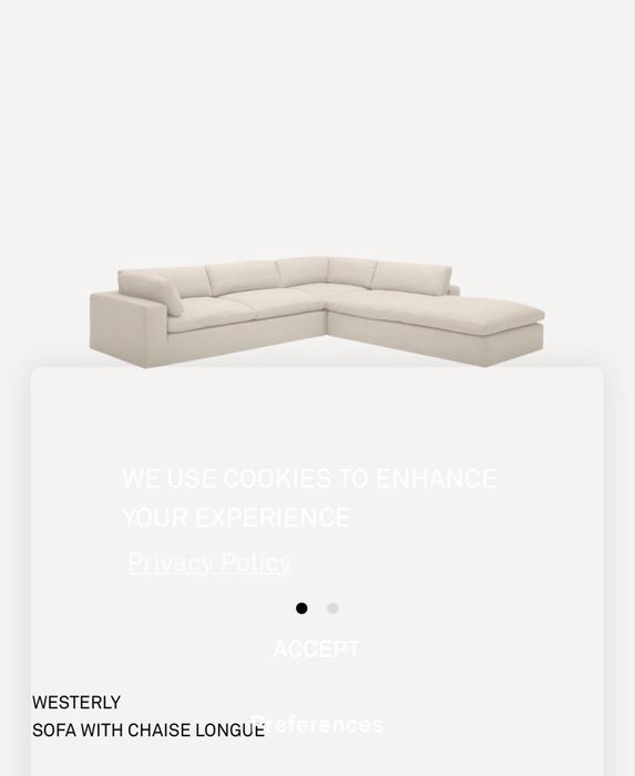 Westerly Sofa with Chaise Lounge AREA