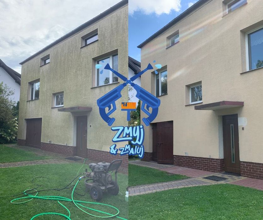 Malowanie DACHÓW Mycie Elewacji MYCIE kostki brukowej