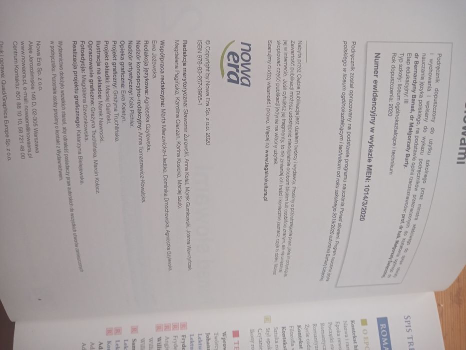 Ponad słowami 2.1 podręcznik do języka polskiego