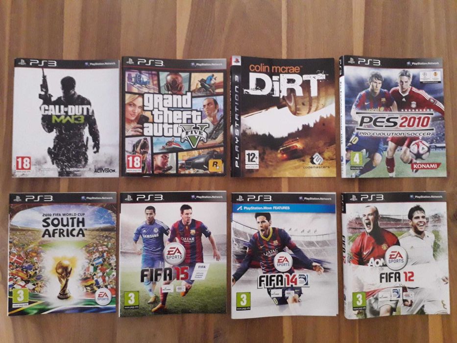 Playstation 3: Manuais e capas