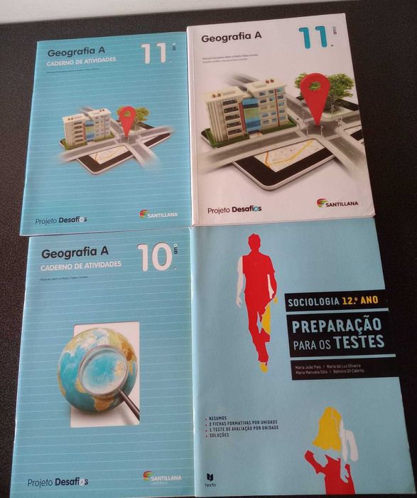 Manuais e Livros de Fichas - vários anos