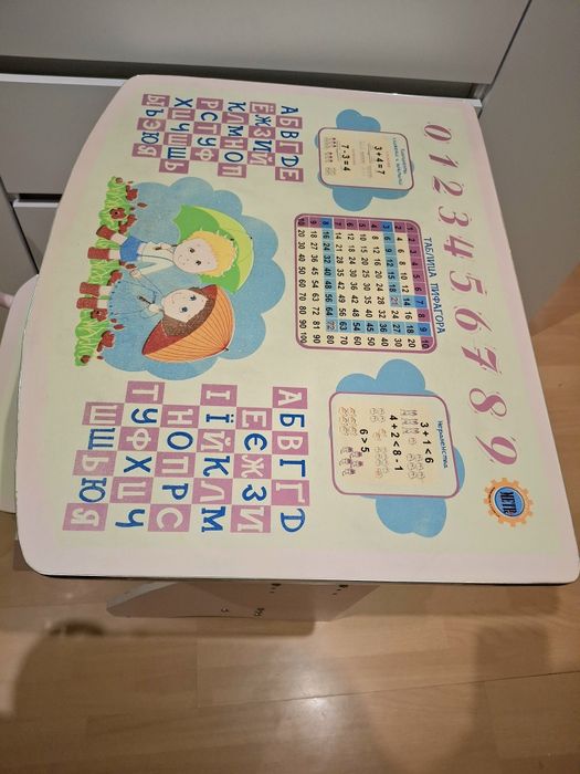 Зростаюча парта і стілець