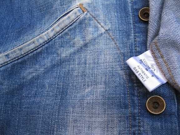 JEDYNA kurtka KATANA bluza VINTAGE retro gas M L koszula DIESEL