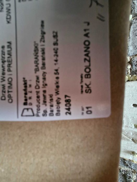 Drzwi dębowe Barański