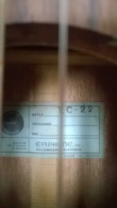 Guitar.Epiphone EC-22