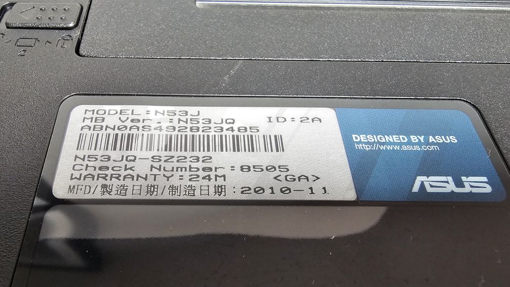 Laptop Asus N53J i7  stan jak nowy