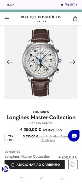 Relógio de Coleção Longines