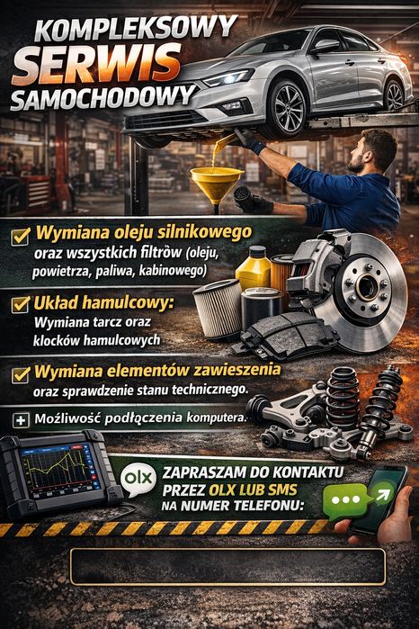 Naprawa i serwis pojazdów samochodowych