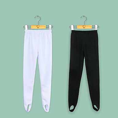 Лосины леггинсы с пяткой для гимнастики хореографии черные  белые