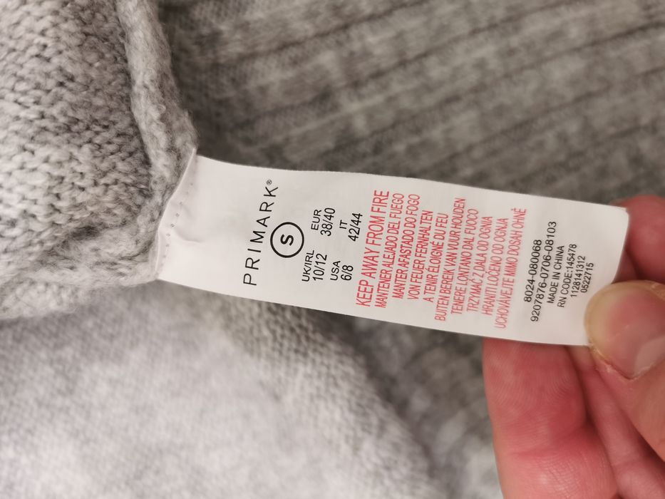 Sweter sweterek bluzka bluzeczka z długim rękawem bluza 38/40 m/l