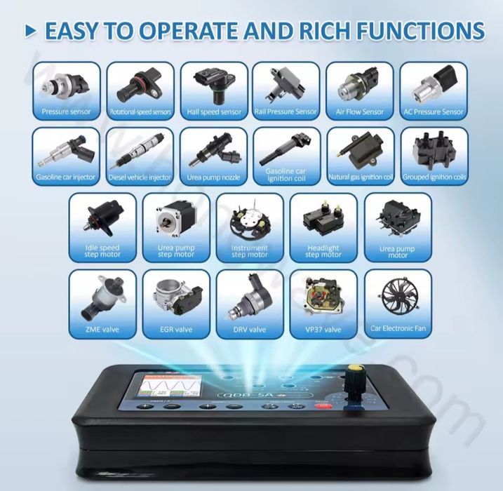 Продам тестер-актуатор електричних механізмів автомобіля QDB-5A