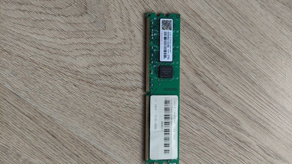 Memória 2Gb Transcend DDR2-666