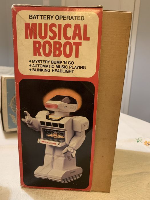 Robot musical vintage anos 70