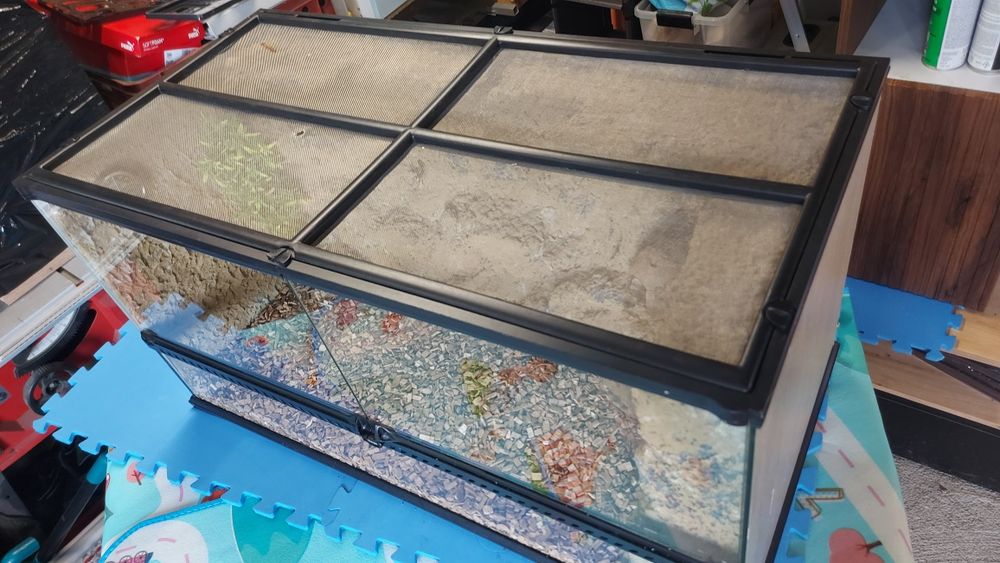 Terrarium ExoTerra 90x45x45 wyposażone