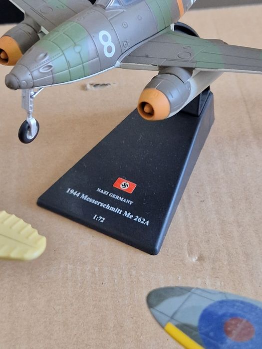 Metalowe modele samolotów 1:72 6 szt.