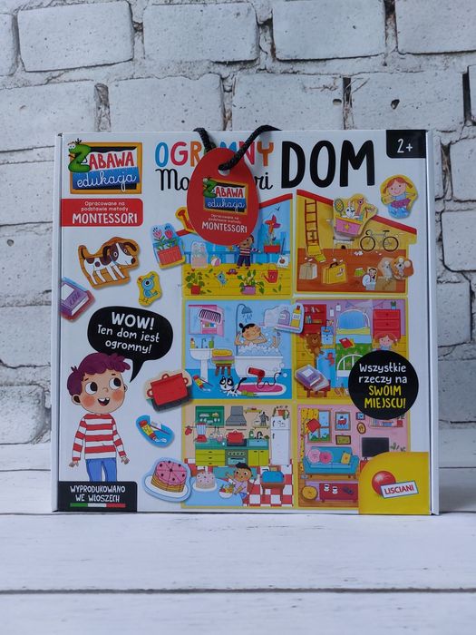 Lisciani Gra Montessori Ogromny dom 2+ nowe prezent