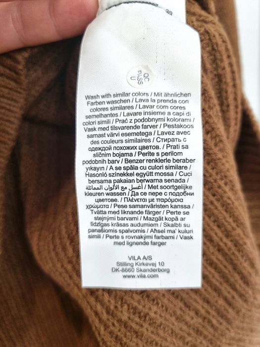 Sweter Vila Vioa Knit O-Neck L/S Pattern Top roz. 42/XL