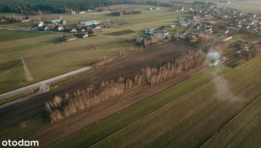 Działka do przekształcenia przy S61, w połowie strefa wielofunkcyjna