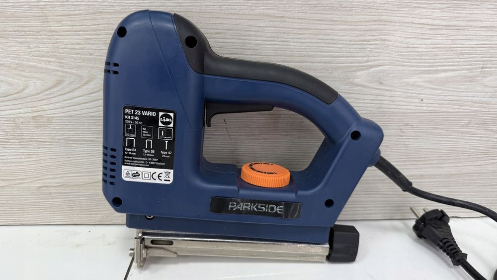Zszywacz elektryczny gwoździarka parkside pet 23 vario