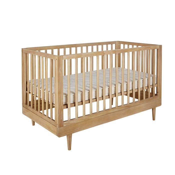 Berço evolutivo madeira pinho 140x70 com colchão - desde bébé aos 6 anos