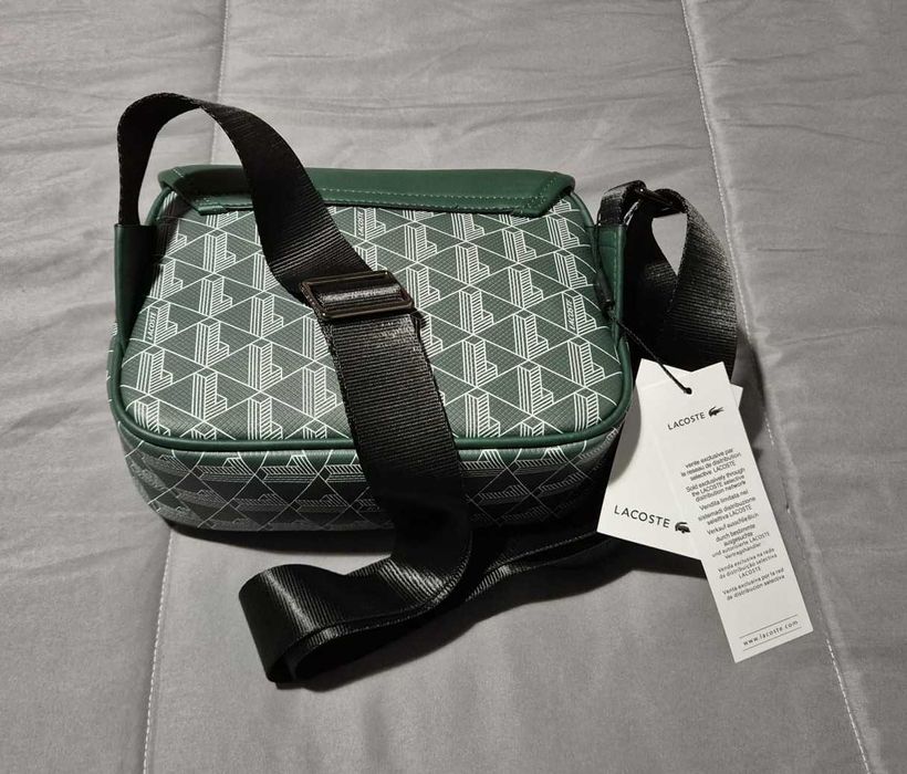 Bolsa / Mala a Tiracolo LACOSTE The Blend - Verde - nova