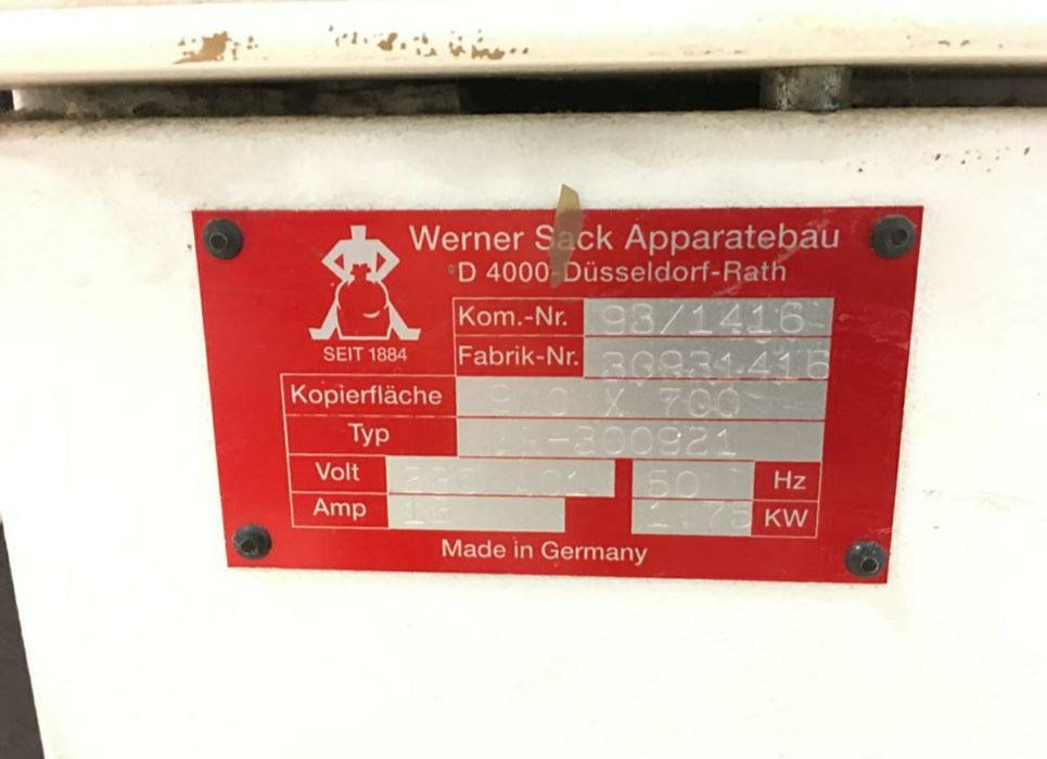 Prensa Insolação Chapas Offset e Película Luz do Dia