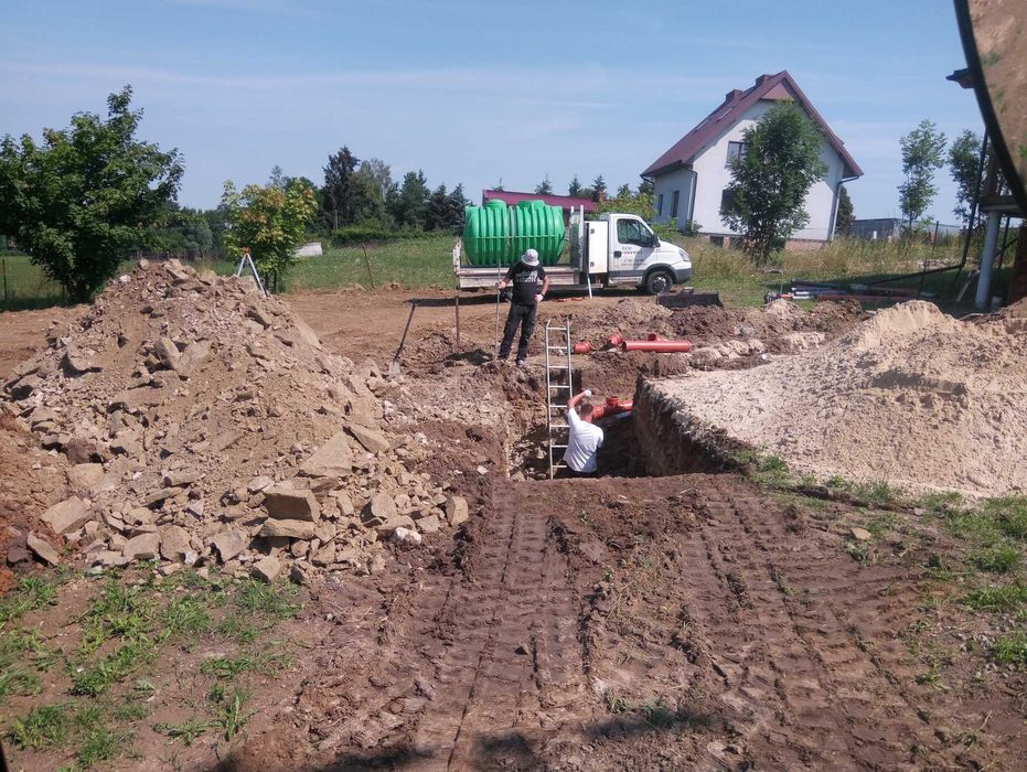 ekologiczna oczyszczalnia drenażowa 2500l, 2-4 osób