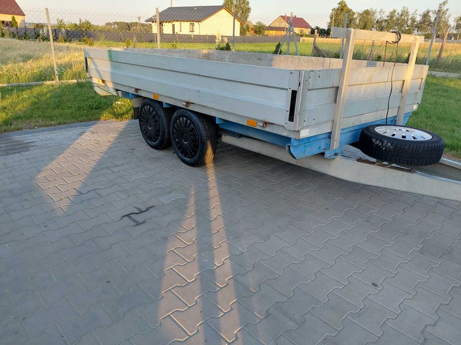Sprzedam.Przyczepa ciężarowa 2000 DMC,burty aluminiowe