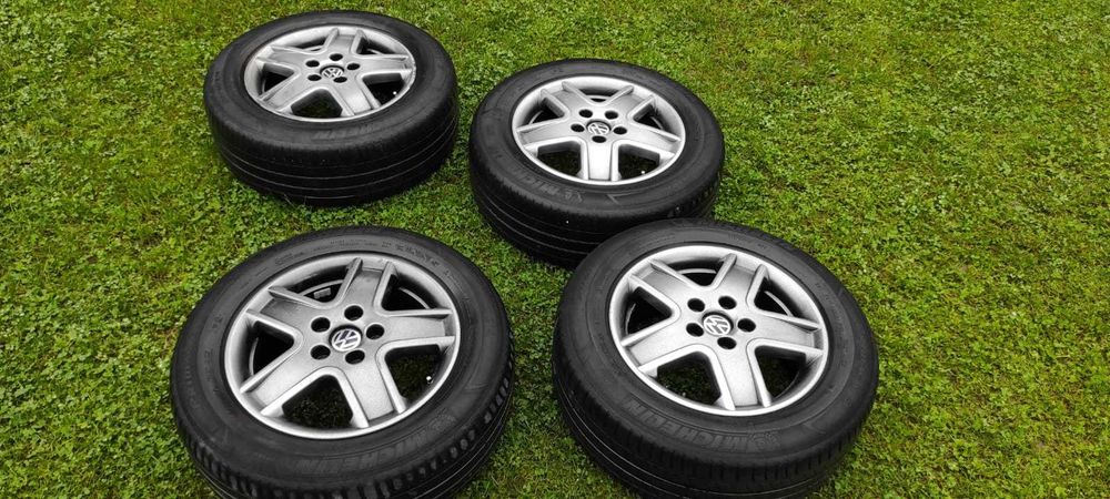Alufelgi RIAL 16" 5x112 ET42 + opony Michelin 215/60 R16, sharan, używane