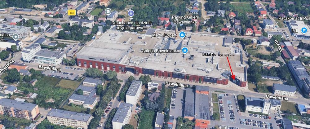 Lokal handlowy ok 100 m2 w Bawełniance
