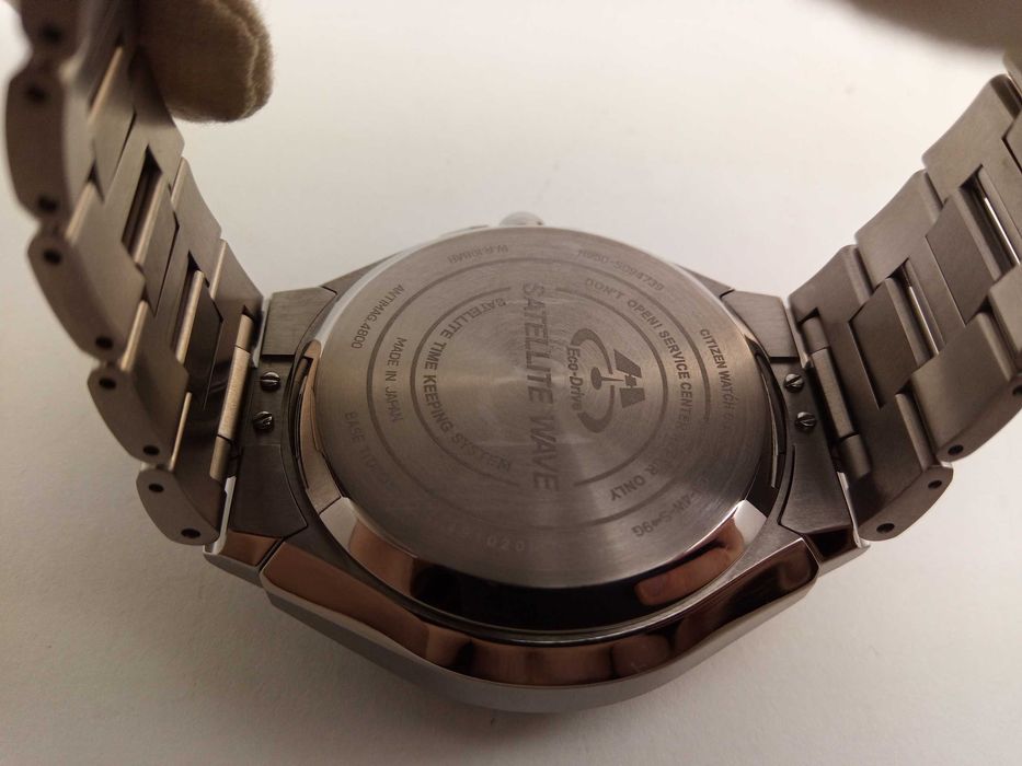 Часы Citizen GPS Attesa CC1086-50E Eco-Drive титан вечник сапфир