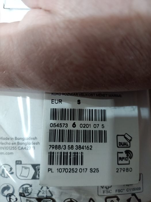 Bokserki męskie średniej długości rozmiar S z H&M