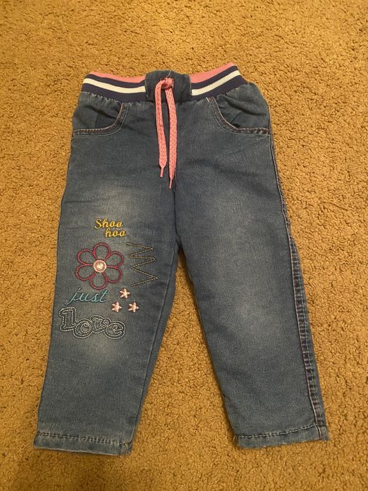 Дитячі джинси на хутрі