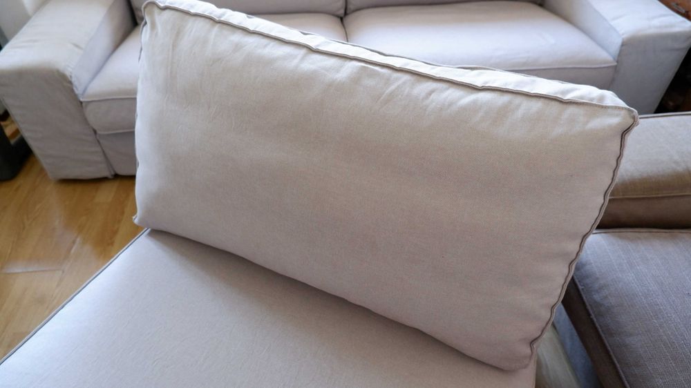 chaise longue kivik ikea cinzento claro