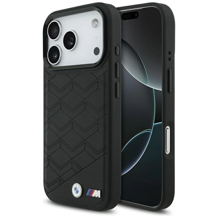 Etui BMW M Shape Logo MagSafe na iPhone 17 Pro - czarne