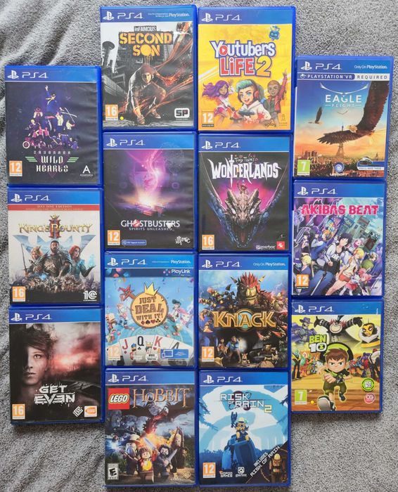 Ігри на PS4: Hollow Knight, Bloodborne,Gravity Rush,Jurassic Park,LEGO